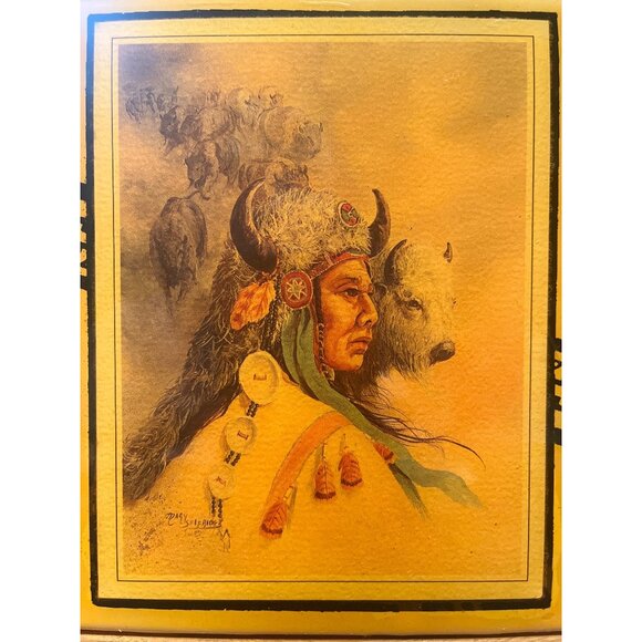 Set Of 2 Framed Fiesta Tiles By Mary Selfridge 1991 7"x7" Acrylic Resin Coated A - Picture 4 of 6